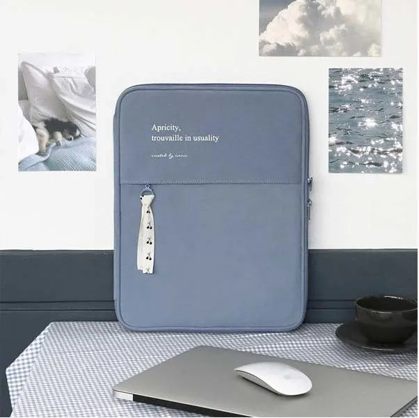 11 - 13 inch Korea Ins Storage Bag Cover Case for iPad Notebook