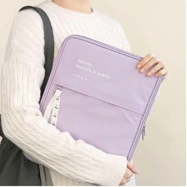 11 - 13 inch Korea Ins Storage Bag Cover Case for iPad Notebook