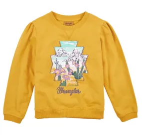 112317731- Wrangler Girl's Wrangler Retro Crewneck