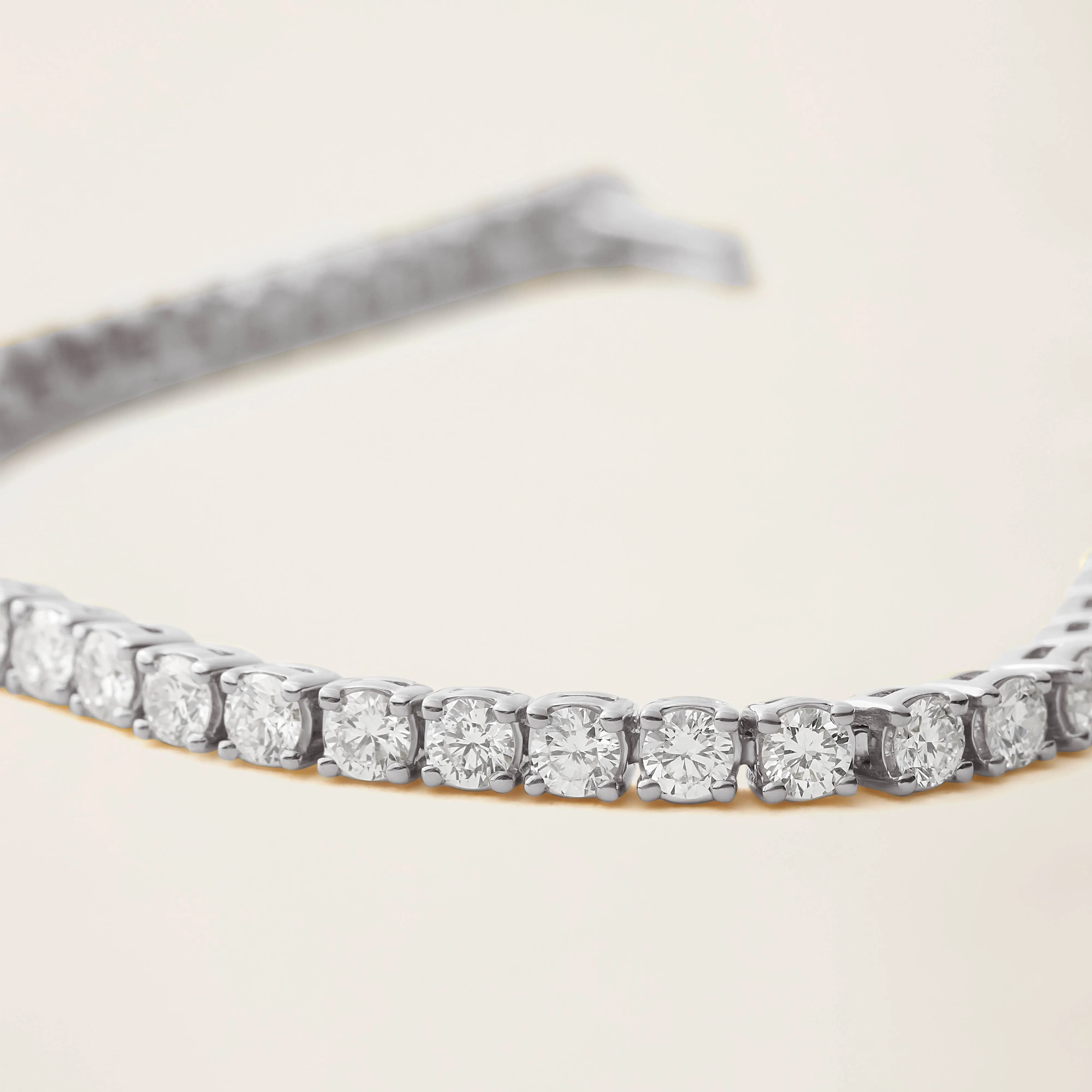 18k Solid Gold Dalton Diamond Tennis Bracelet