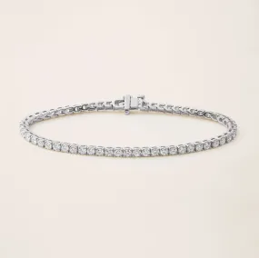 18k Solid Gold Dalton Diamond Tennis Bracelet