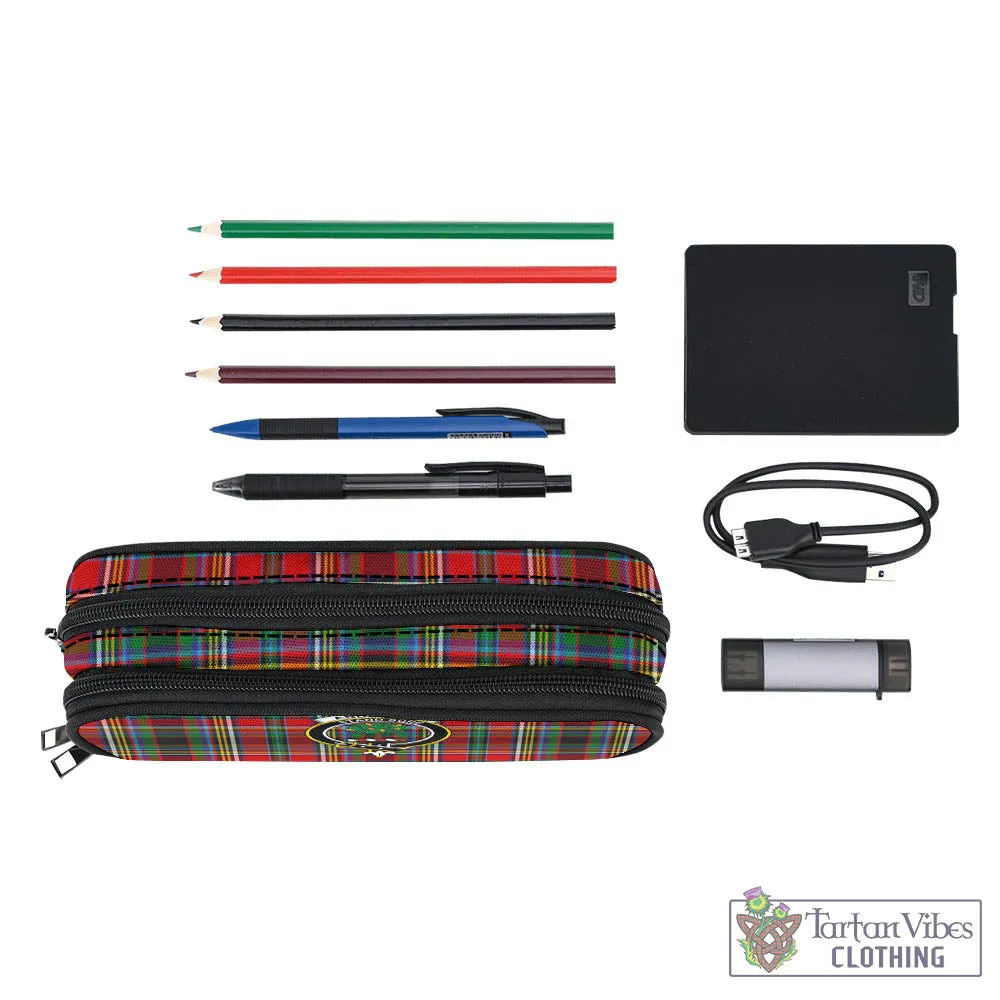 Anderson of Arbrake Tartan Pen and Pencil Case with Family Crest