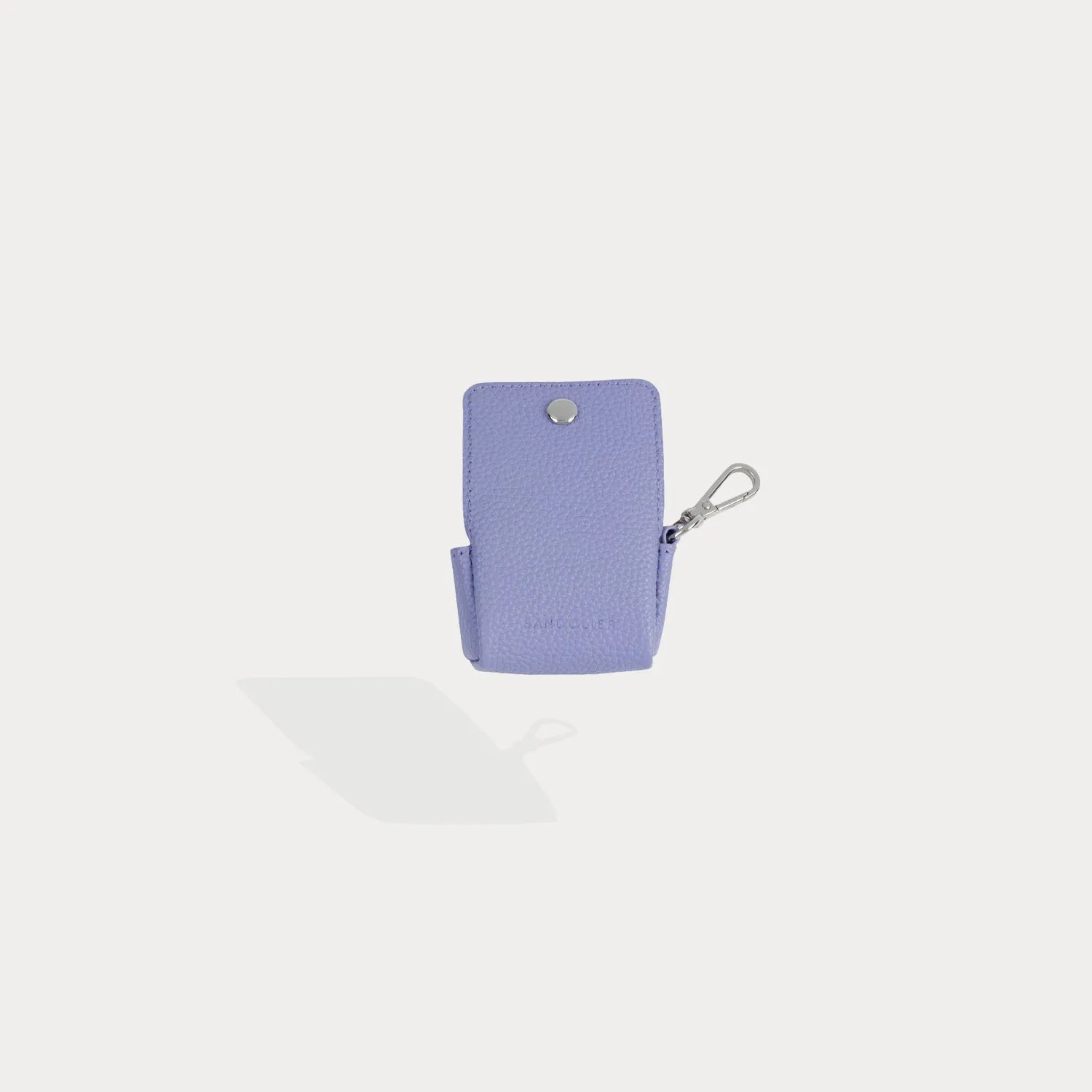 Avery AirPods Clip-On Pouch - Lavender/Silver