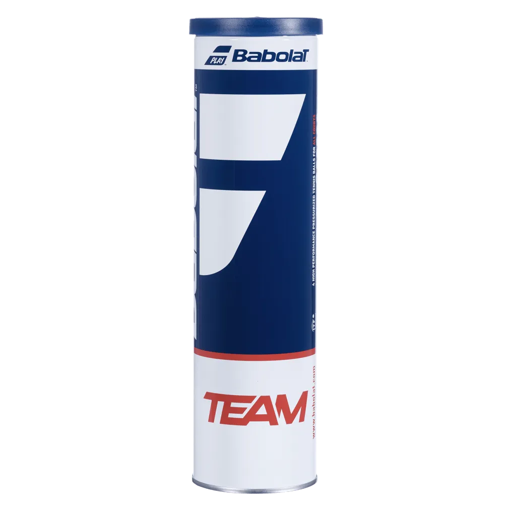 Babolat Team Tennis Balls - 4 Ball Can