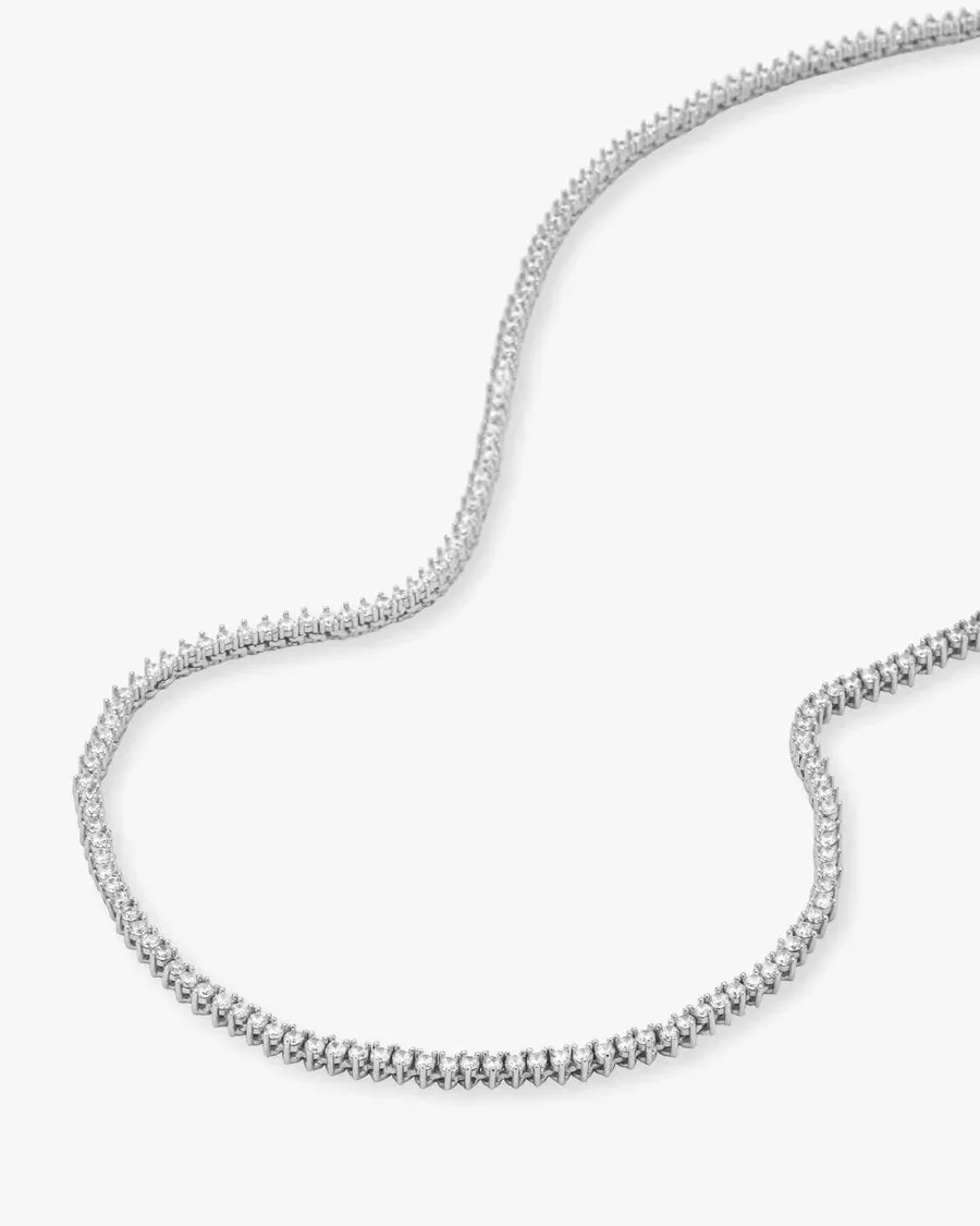 Baby Not Your Basic Tennis Necklace 16"