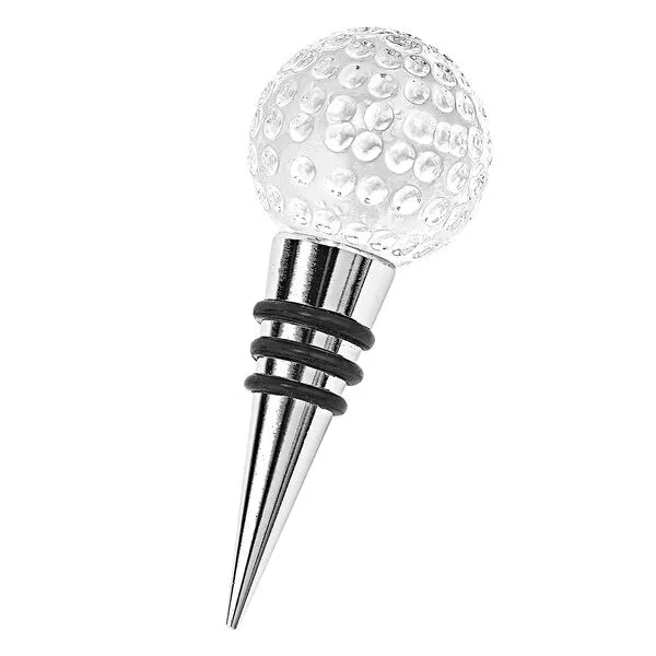 Badash H258 Crystal Golf Ball Bottle Stopper