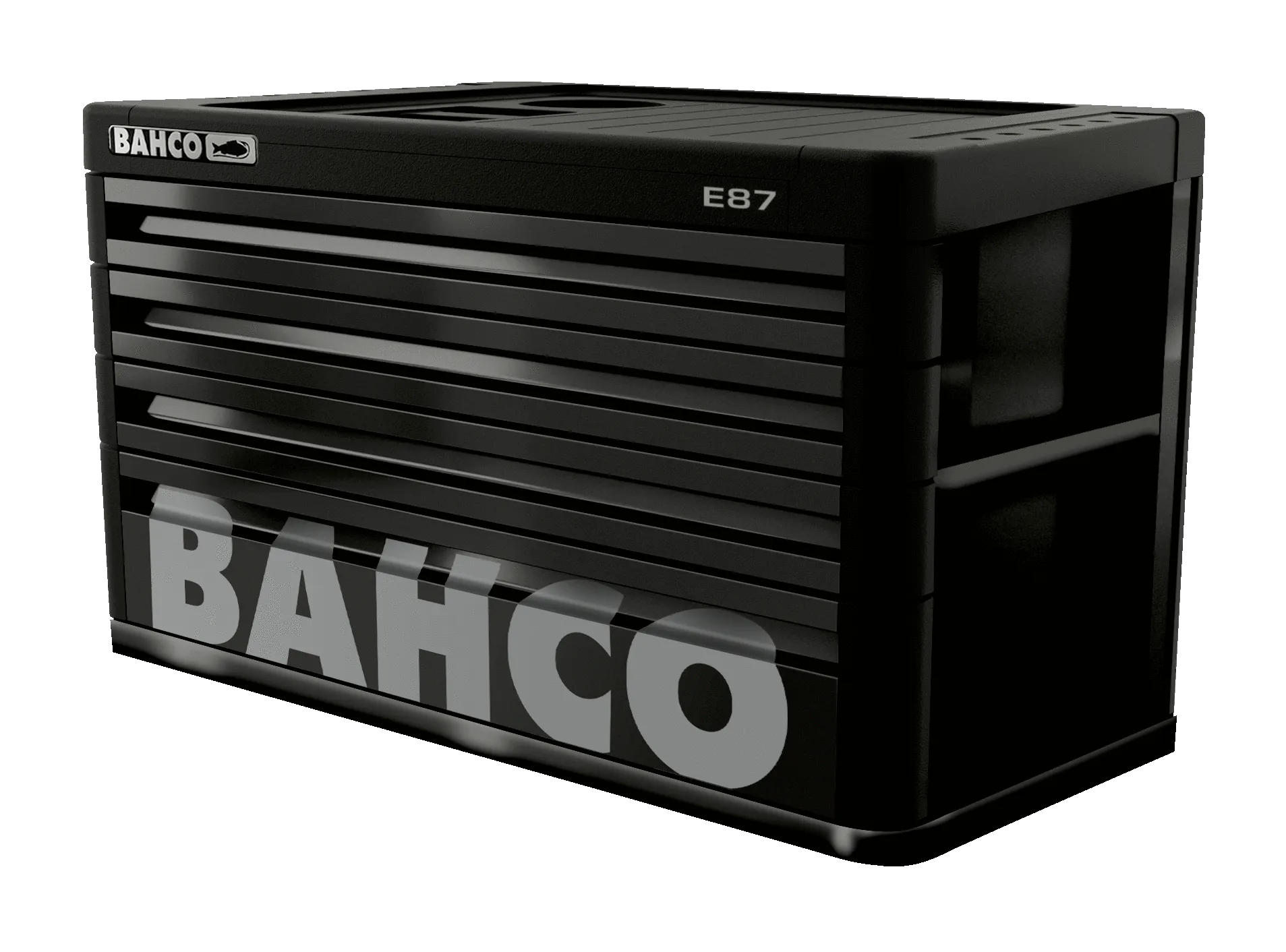 Bahco 1487K4BLACK E87 Premium 4 Drawer Black Top Chest