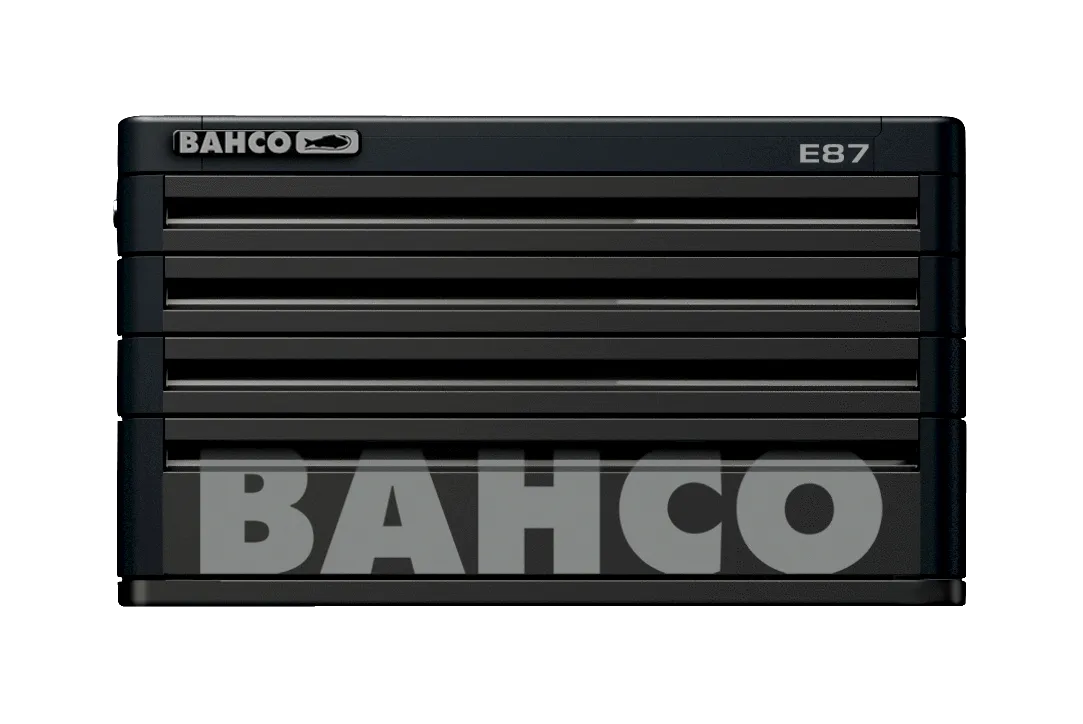 Bahco 1487K4BLACK E87 Premium 4 Drawer Black Top Chest