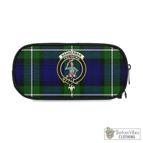 Bannerman Tartan Pen and Pencil Case with Family Crest