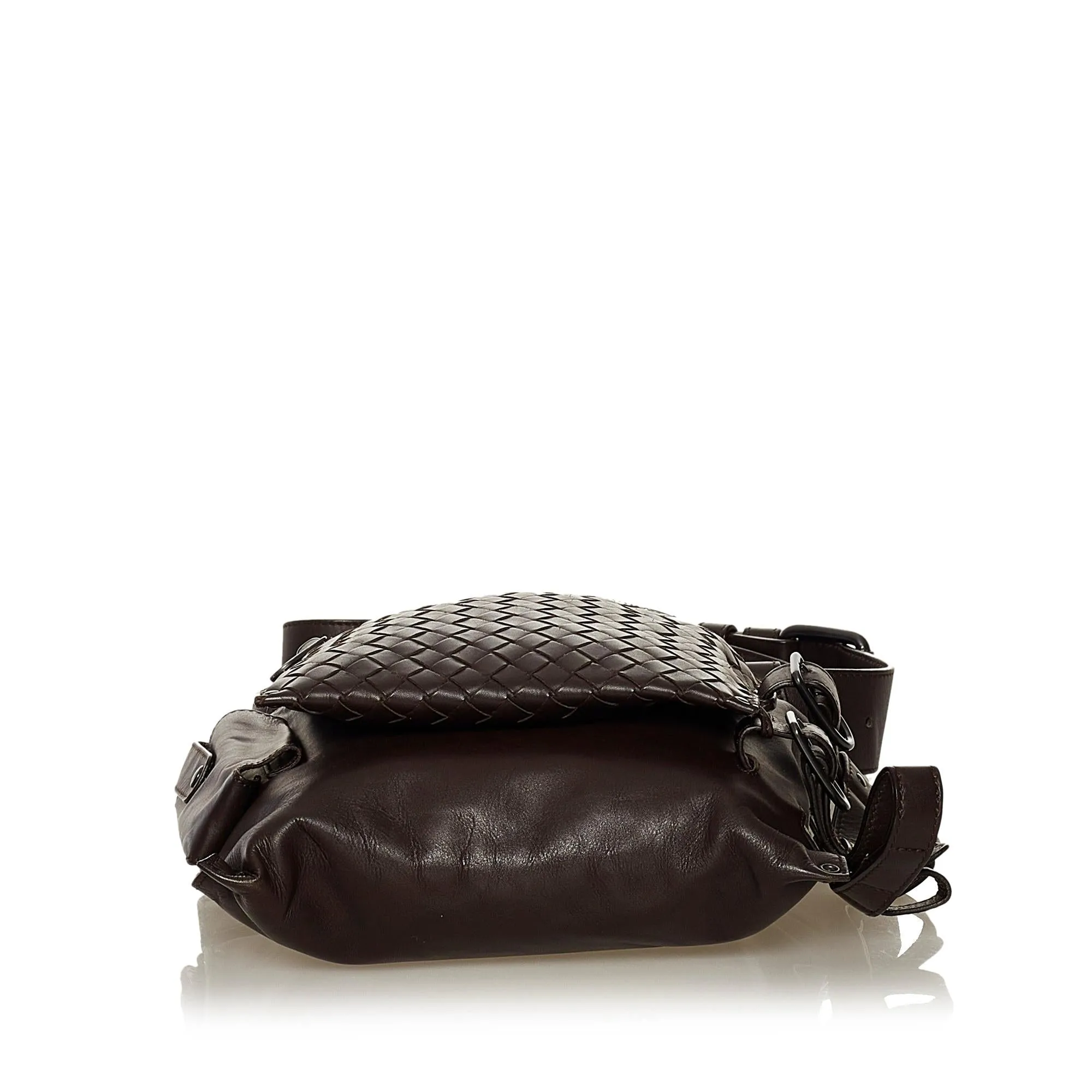 Bottega Veneta Intrecciato Leather Belt Bag (SHG-34967)