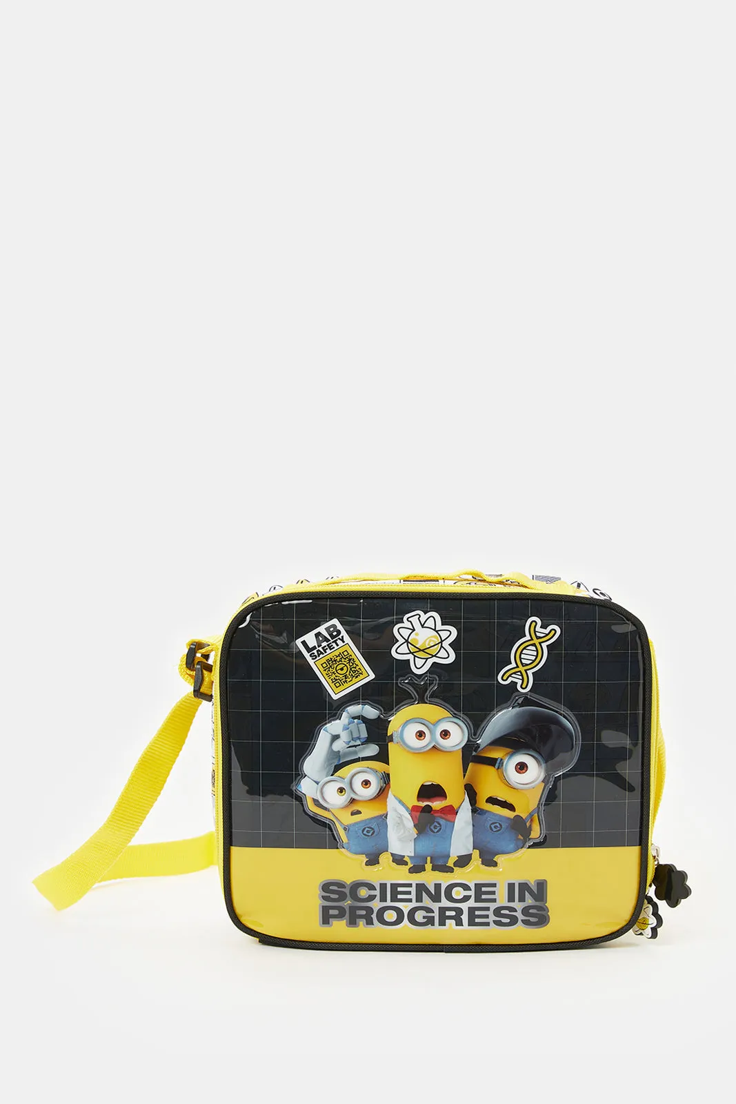 Boys Yellow Minion Science Trolley Bag (5 Piece)