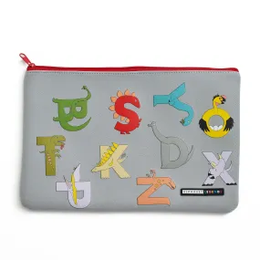 Dino Alphabet Neoprene Pencil Case