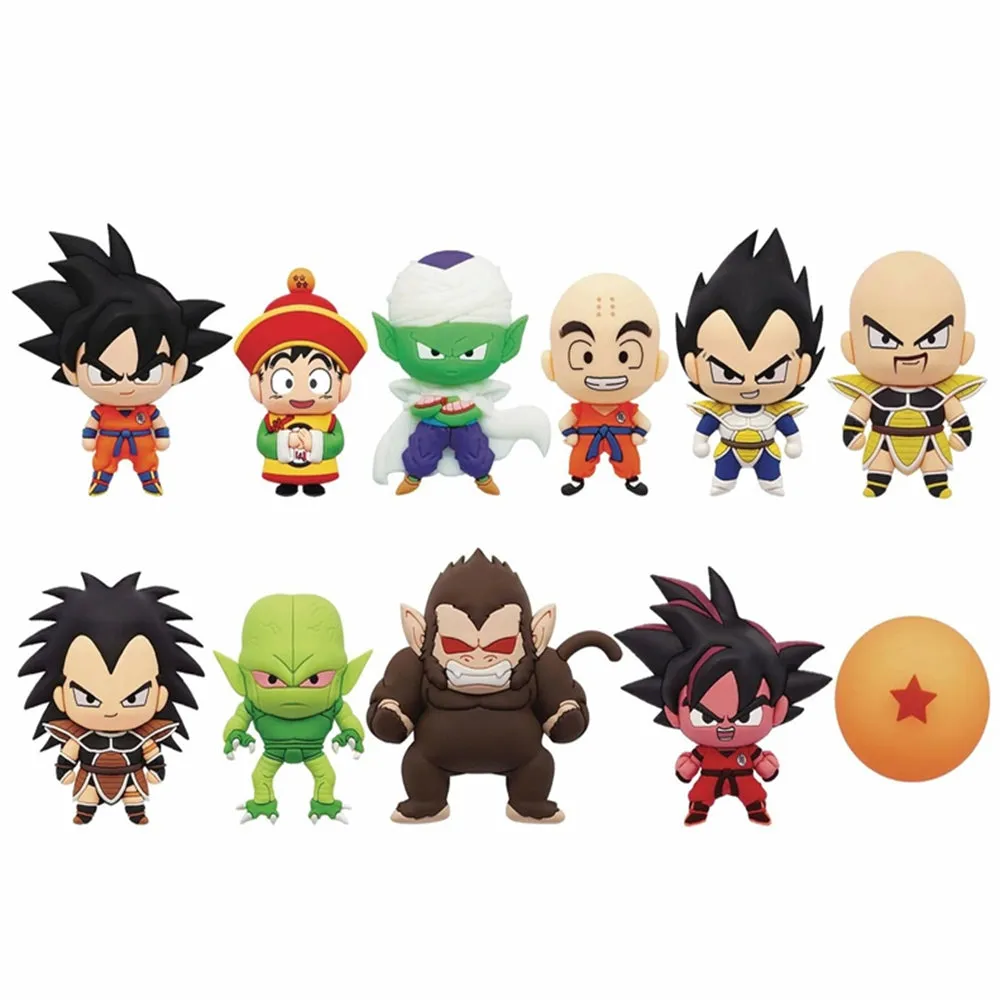 Dragon Ball Z 3D Foam Keyring Asst-24pcs PDQ