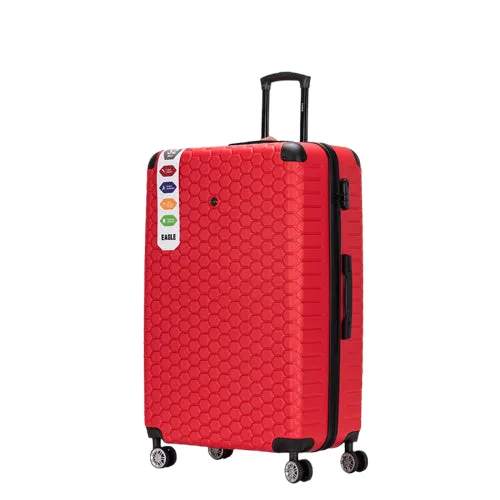 Eagle London Hexagon ABS Trolley Case - 26" Medium Size