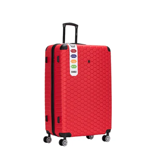 Eagle London Hexagon ABS Trolley Case - 26" Medium Size