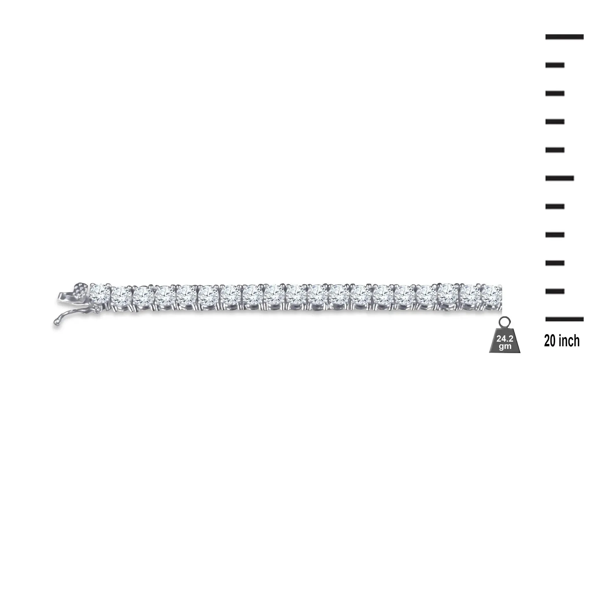 Elegant 3MM CZ Tennis Choker by DAZE