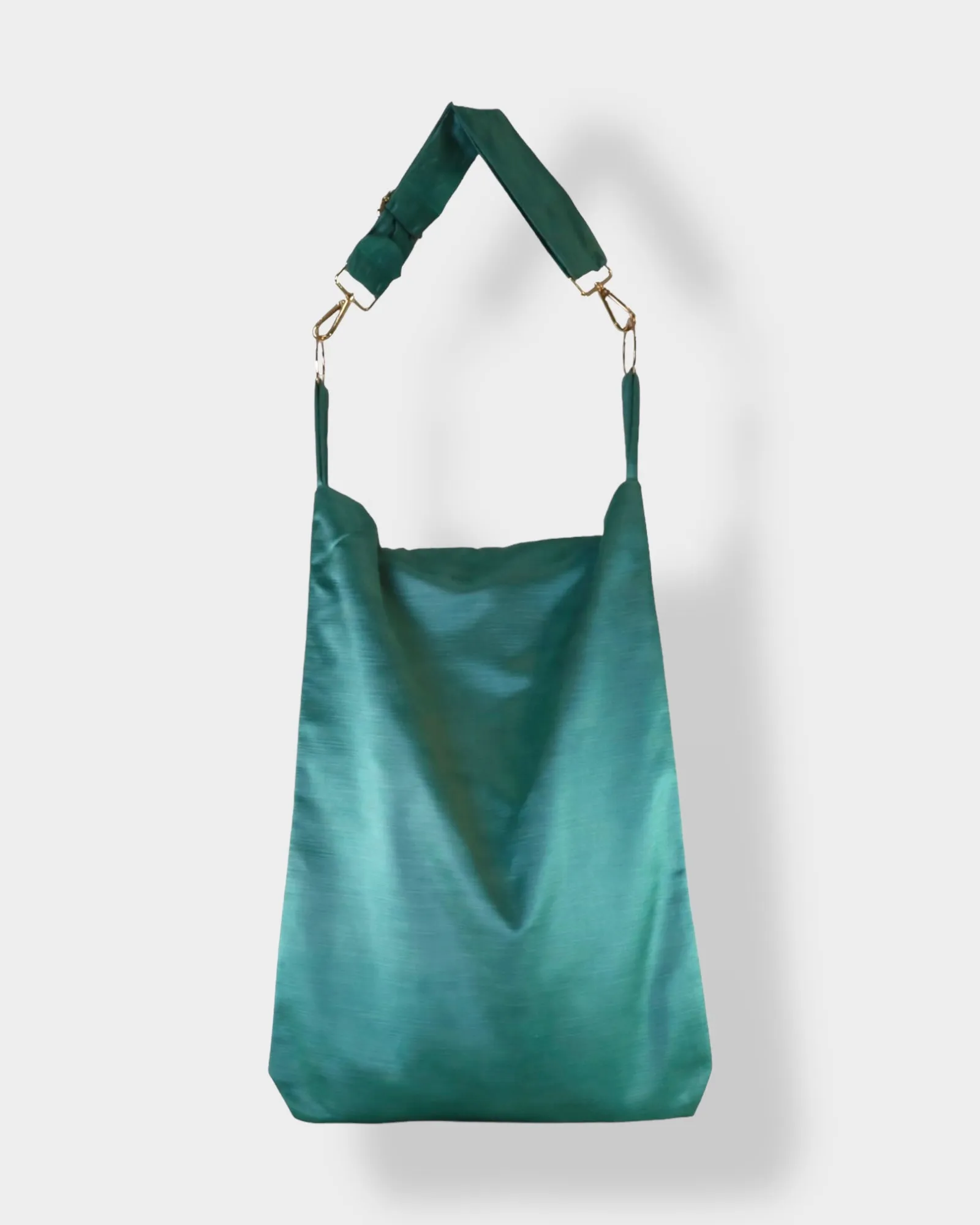 Ella Crossbody Tote Blue Green