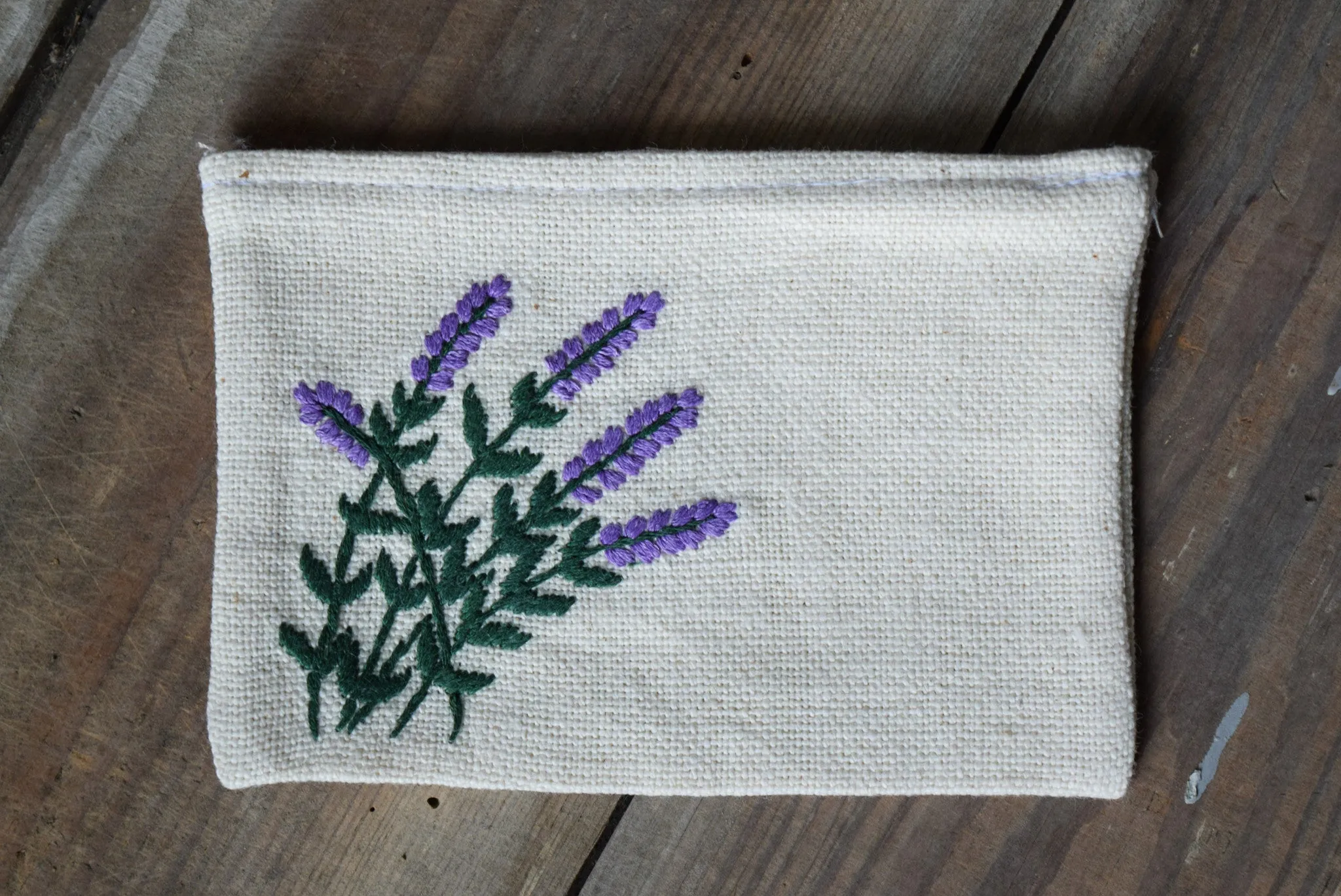 Embroidered Lavender Sachet Bag - Set of 12