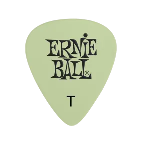 Ernie Ball Super Glow Cellulose Picks Thin 12-Pack