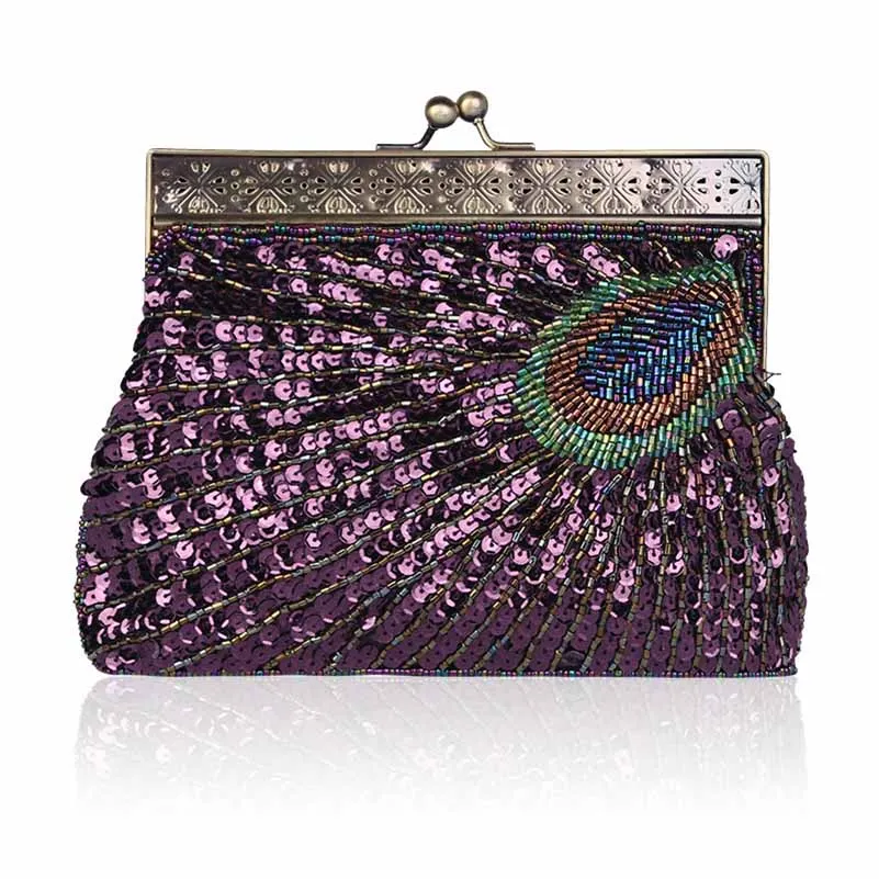 Evening Handbag Clutch Purses Vintage Beaded Bag