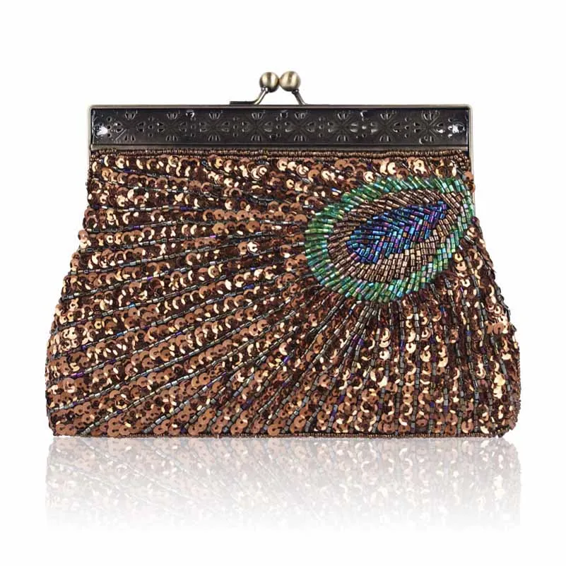 Evening Handbag Clutch Purses Vintage Beaded Bag