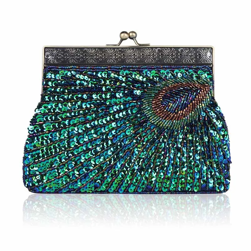 Evening Handbag Clutch Purses Vintage Beaded Bag