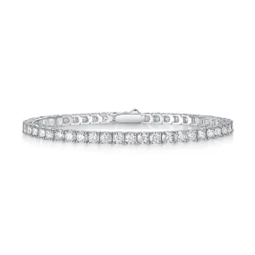 FANCIME "The One" Moissanite Tennis Sterling Silver Bracelet