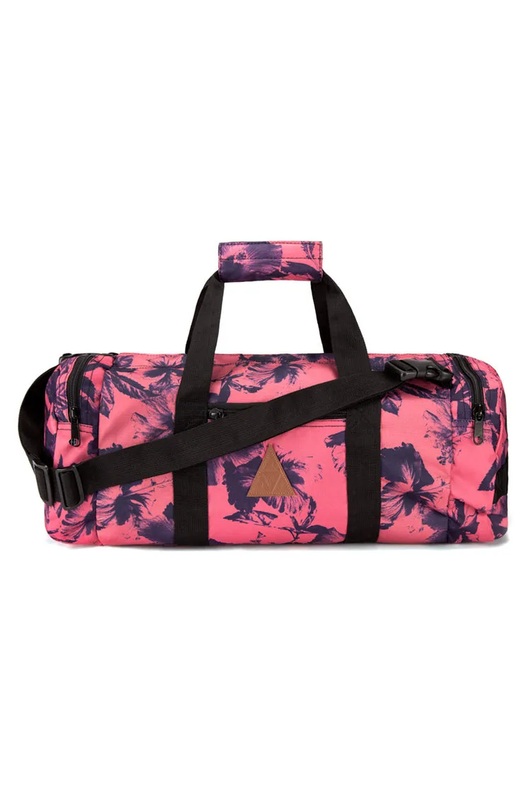 Floral Duffle Bag Salmon