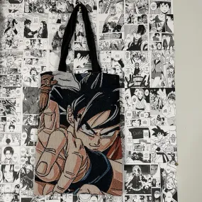 Goku Woven Tapestry Tote Bag