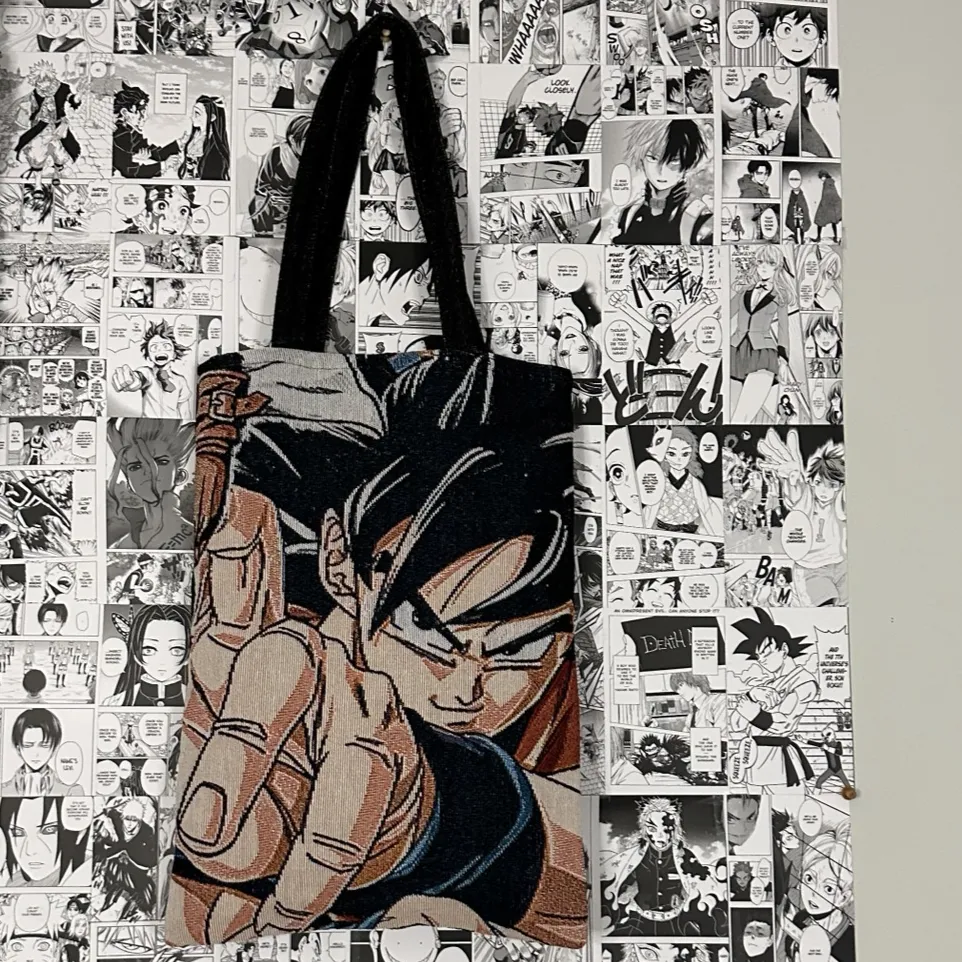 Goku Woven Tapestry Tote Bag