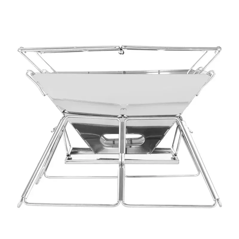 Grillz Ultra Compact 2-in-1 Camping Fire Pit and BBQ