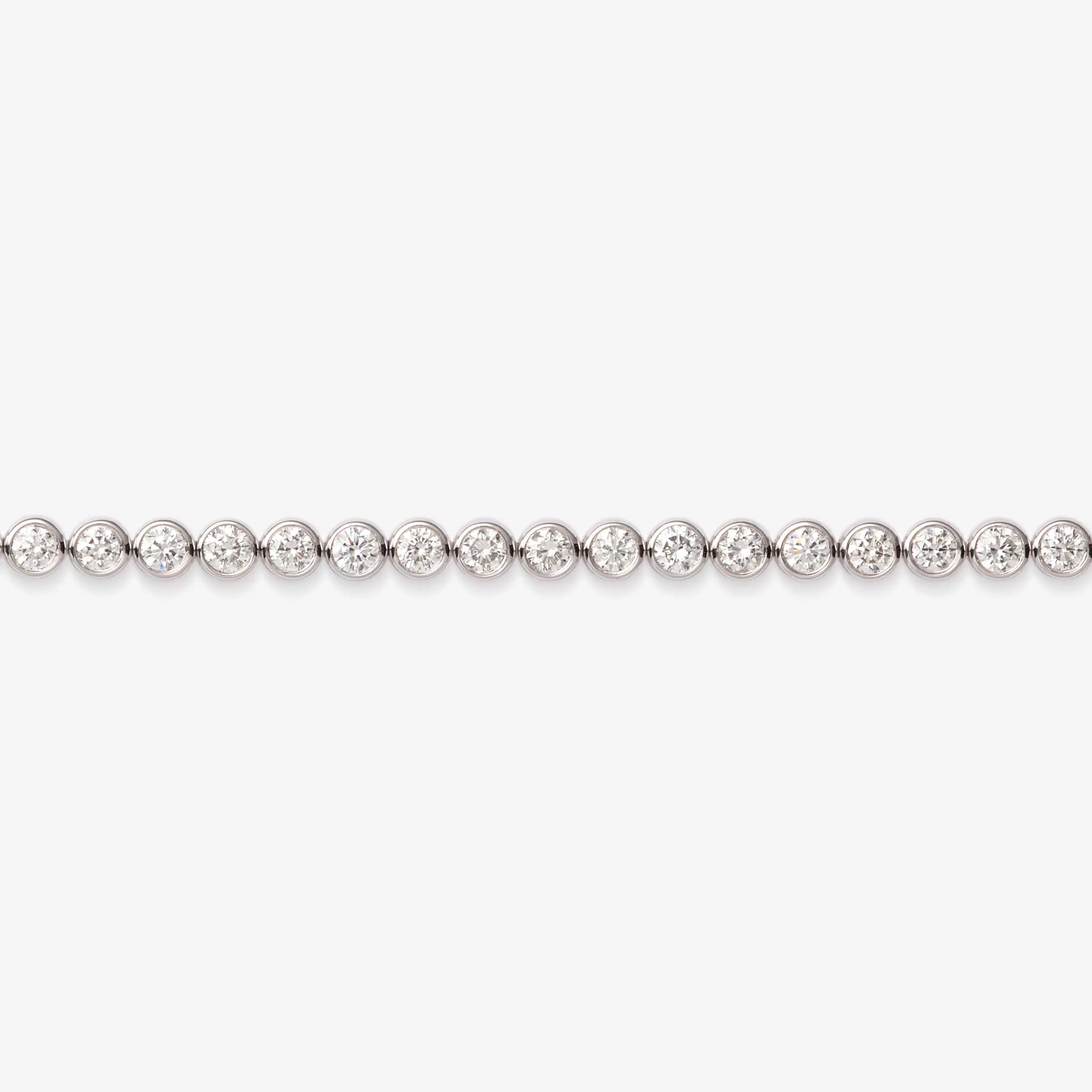 Half Diamond Tennis Bracelet 14k White Gold (1.8 ct tw)