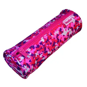 Helix Oxford Camo Pencil Case Pink