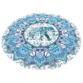 Hippie Indian Mandala Beach Throw Towel Round Mat Boho Tapestry Yoga Mat