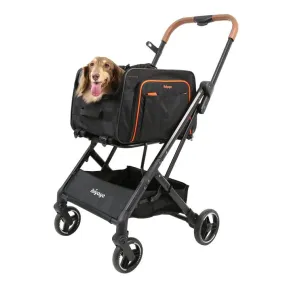 Ibiyaya JetPaw 3-in-1 Pet Stroller with Removable Carrier