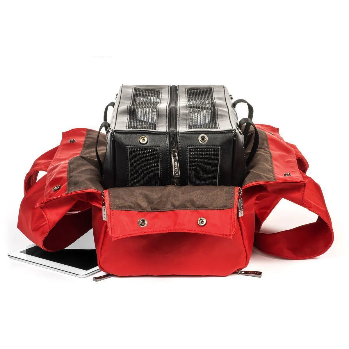 Interchangeable Sporty Dog Carrier Red