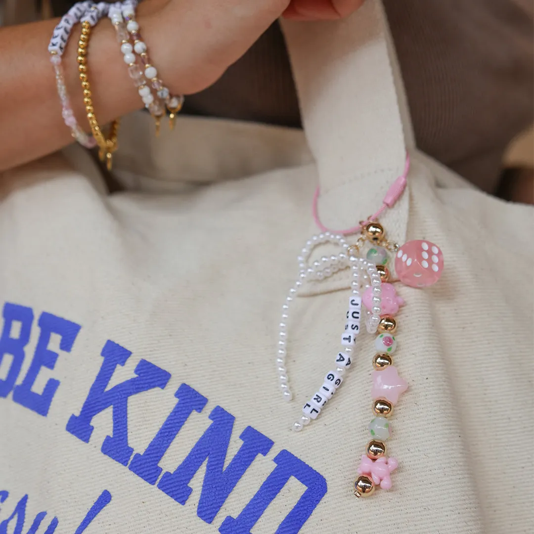 Just A Girl Bag Charm