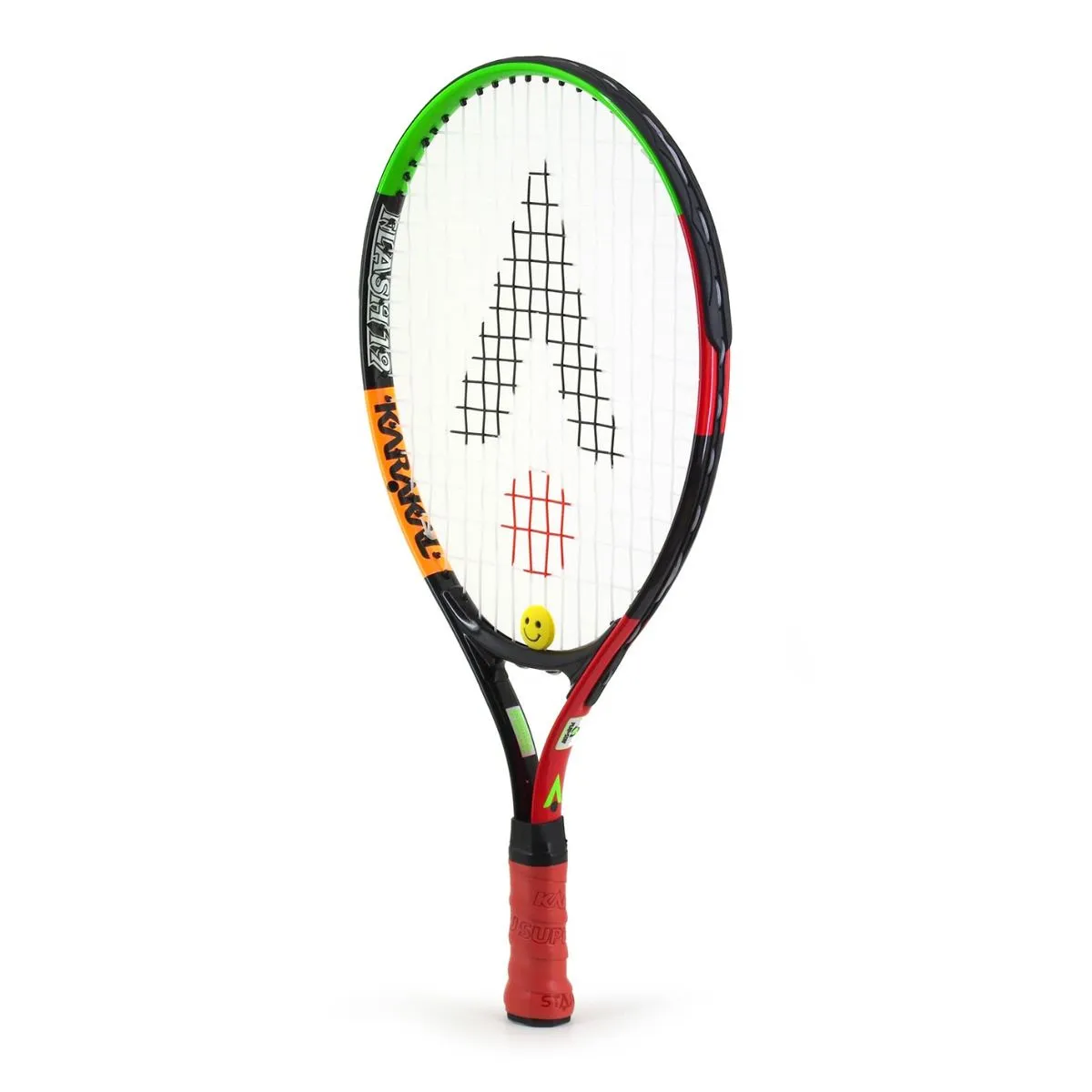 Karakal Flash Junior Tennis Racket - Parallel Frame for Red Zone Players - 21"