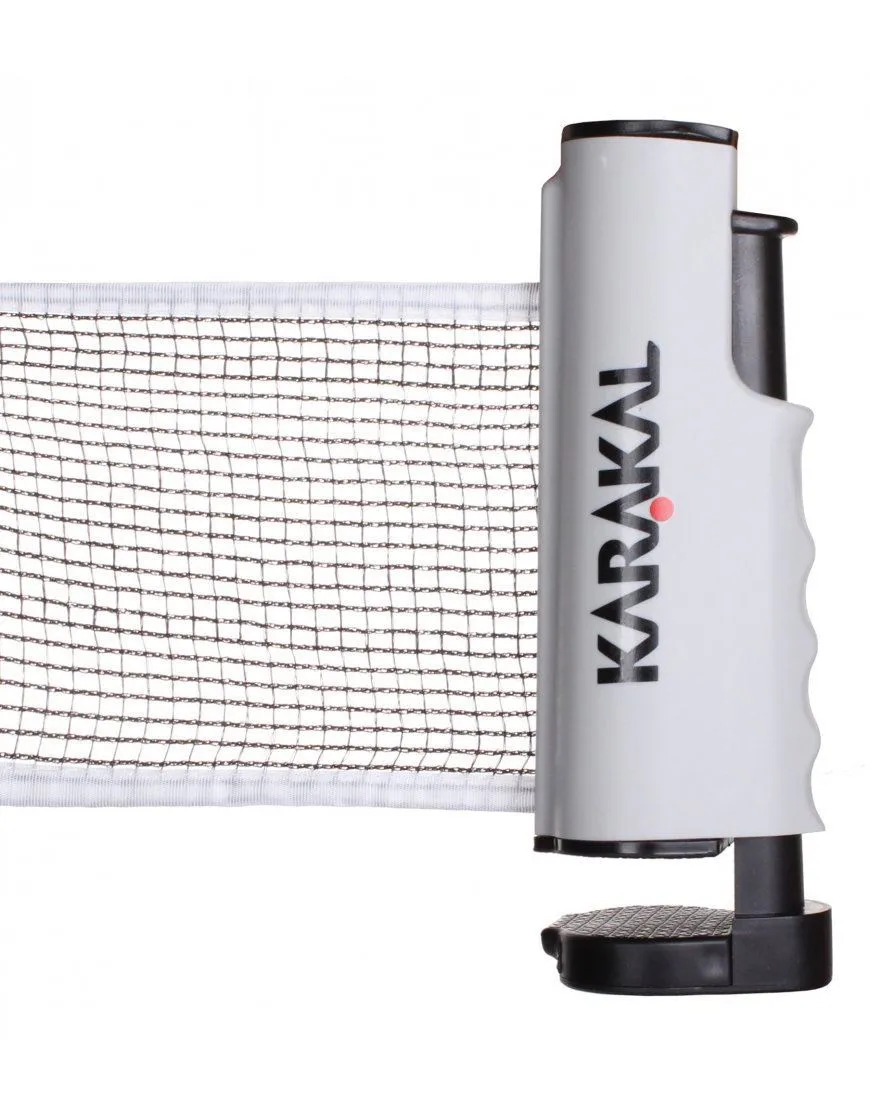 Karakal Table Tennis Net Set - Retractable Net with Full Square Case