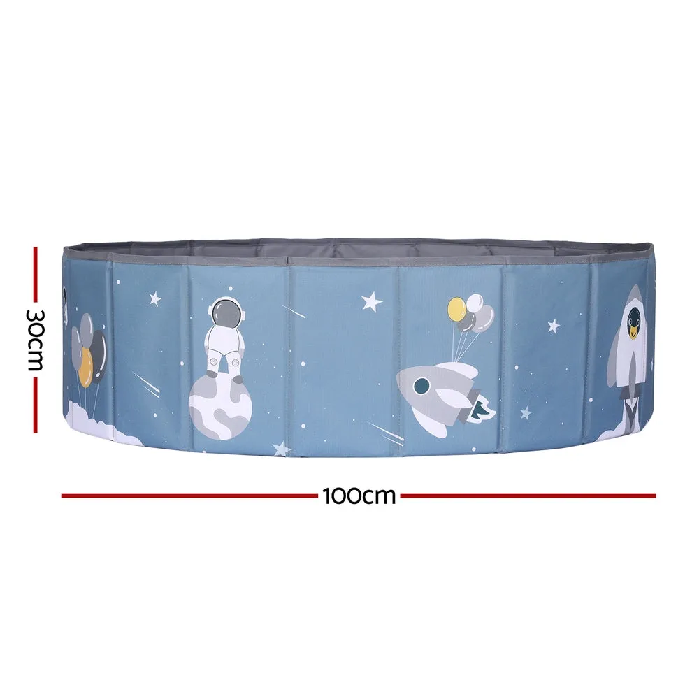 Keezi Kids Ball Pool Pit Toddler Play Foldable Child Playhouse Storage Bag Blue