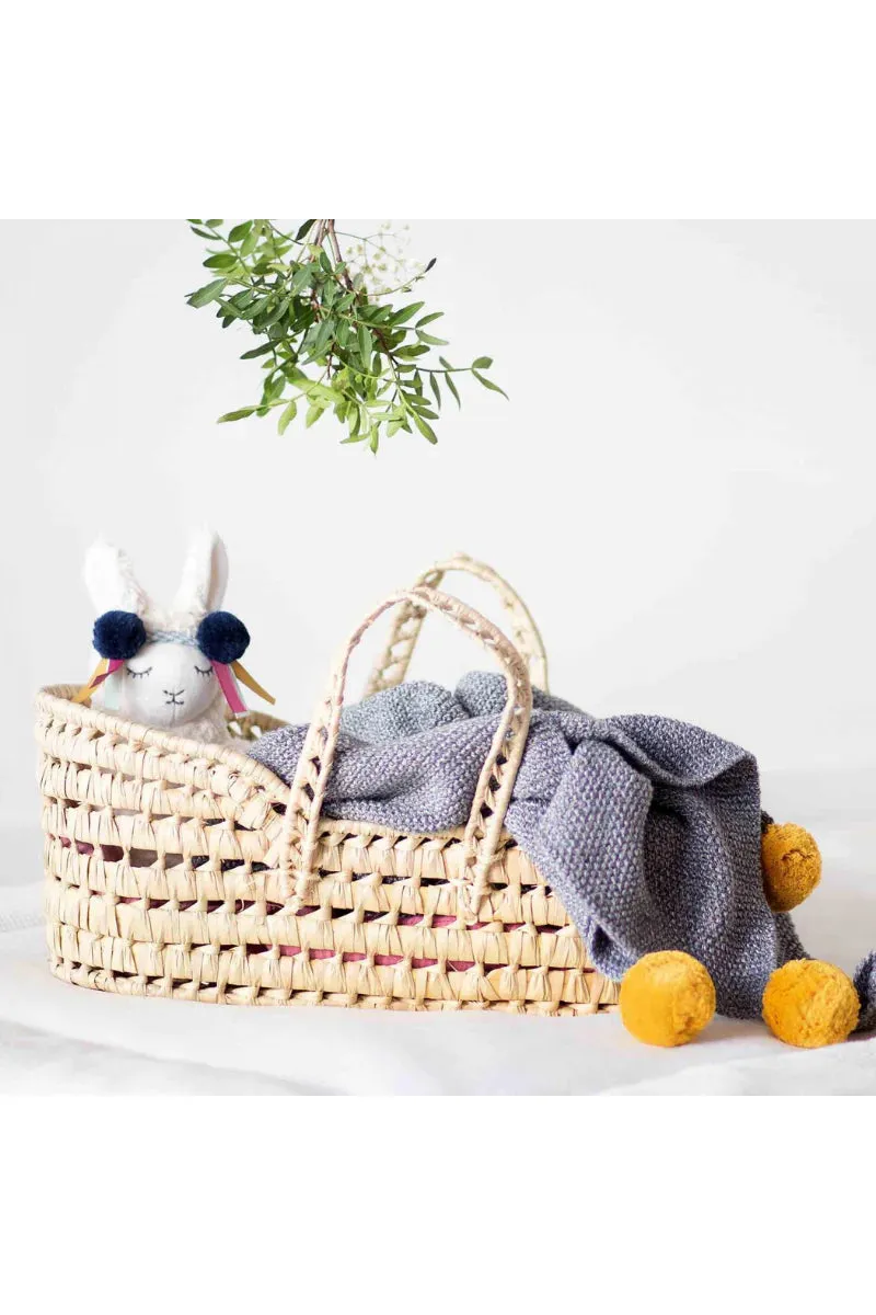 Kikadu- Wicker Doll Basket