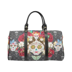 La Catrina Magick Bag, Witchy Wellness Bag, Wicca, Witch Pagan Ritual, Healing, Spellwork, Handbag, Weekender Bag Dia de los Muertos