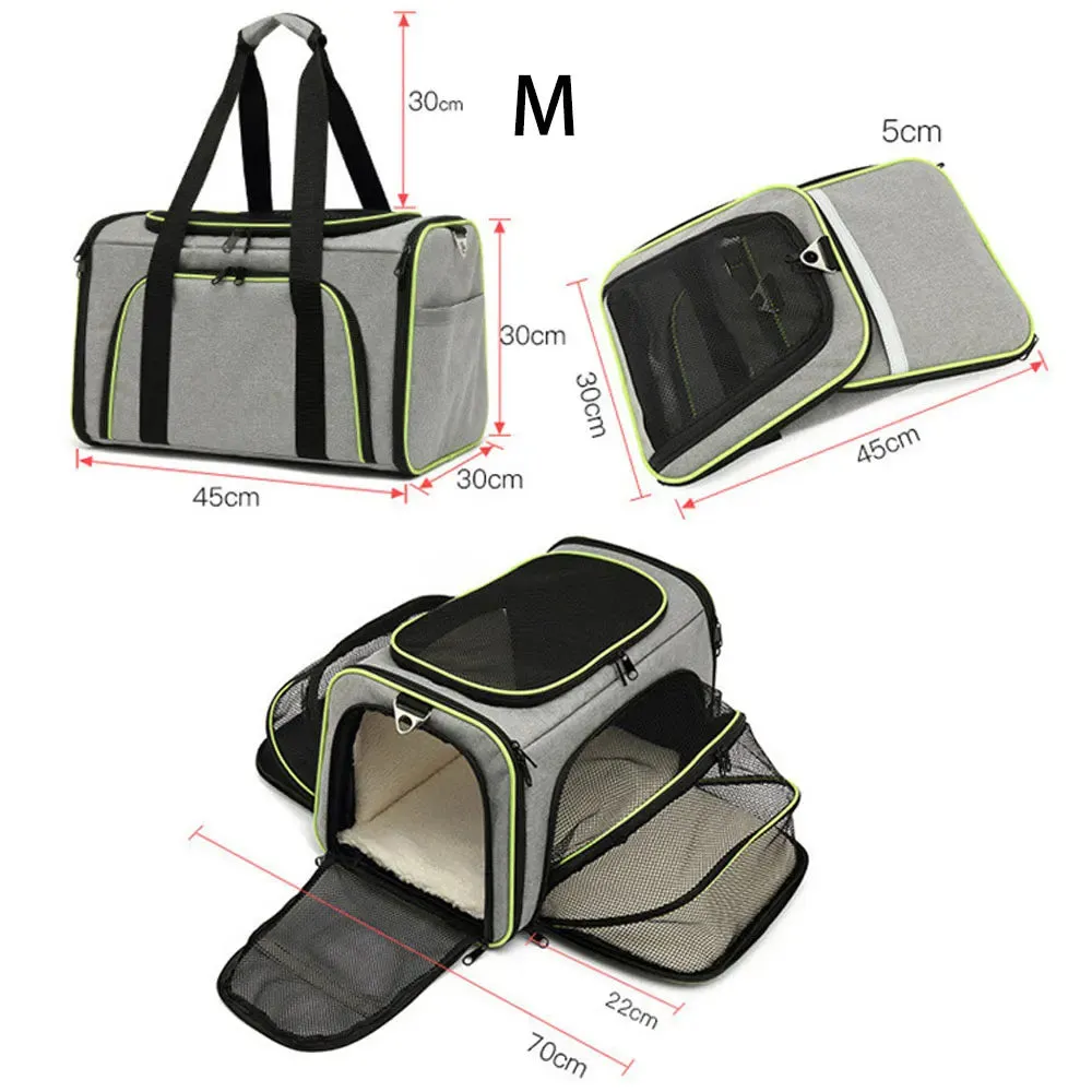 Large Capacity Foldable Pet Carrier