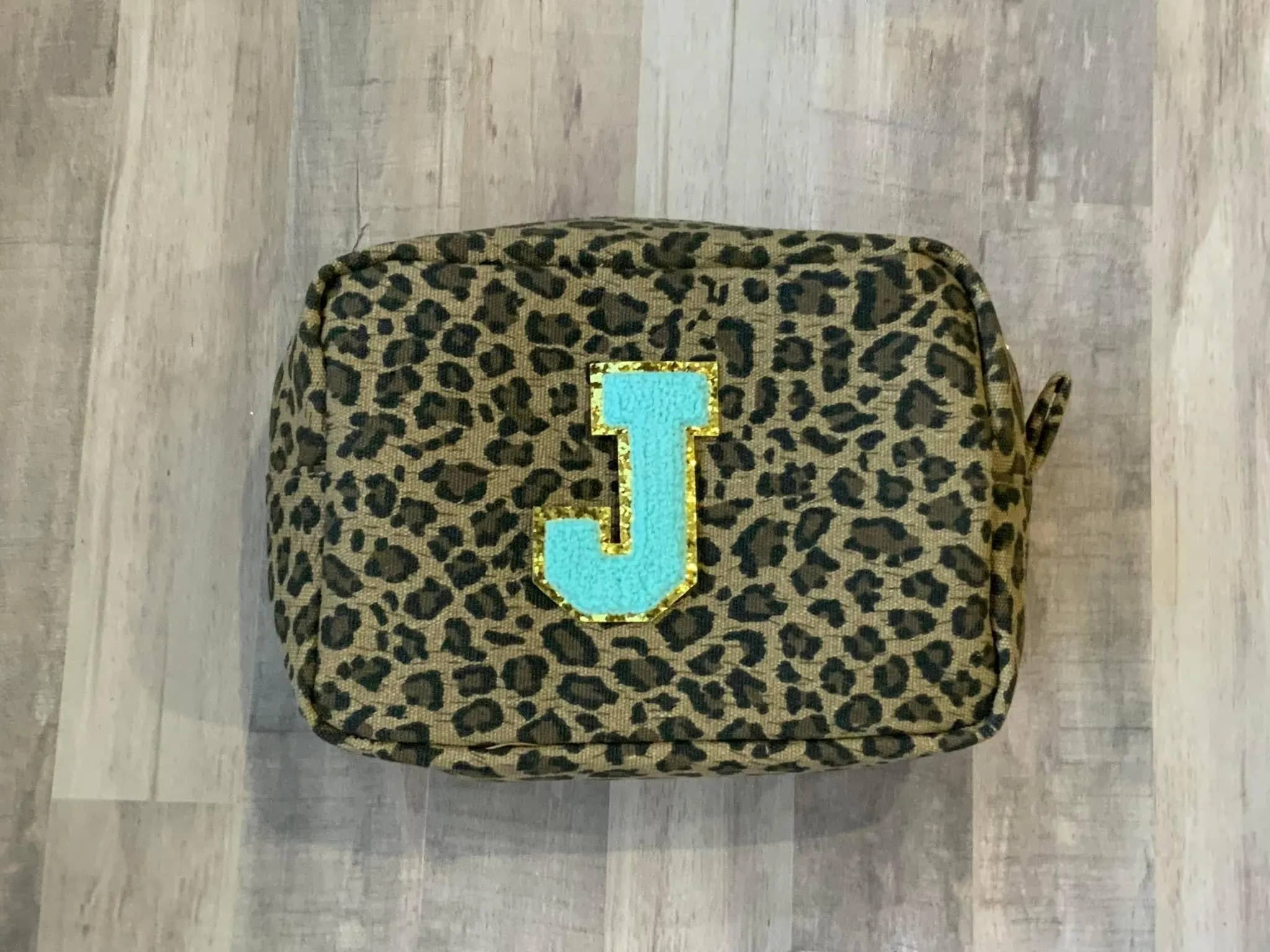 Leopard Accessory/ Cosmetic Bag (Blank)