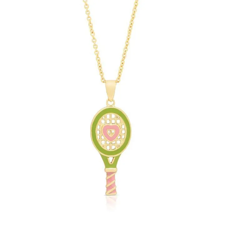 Lily Nily Tennis Racket Pendant