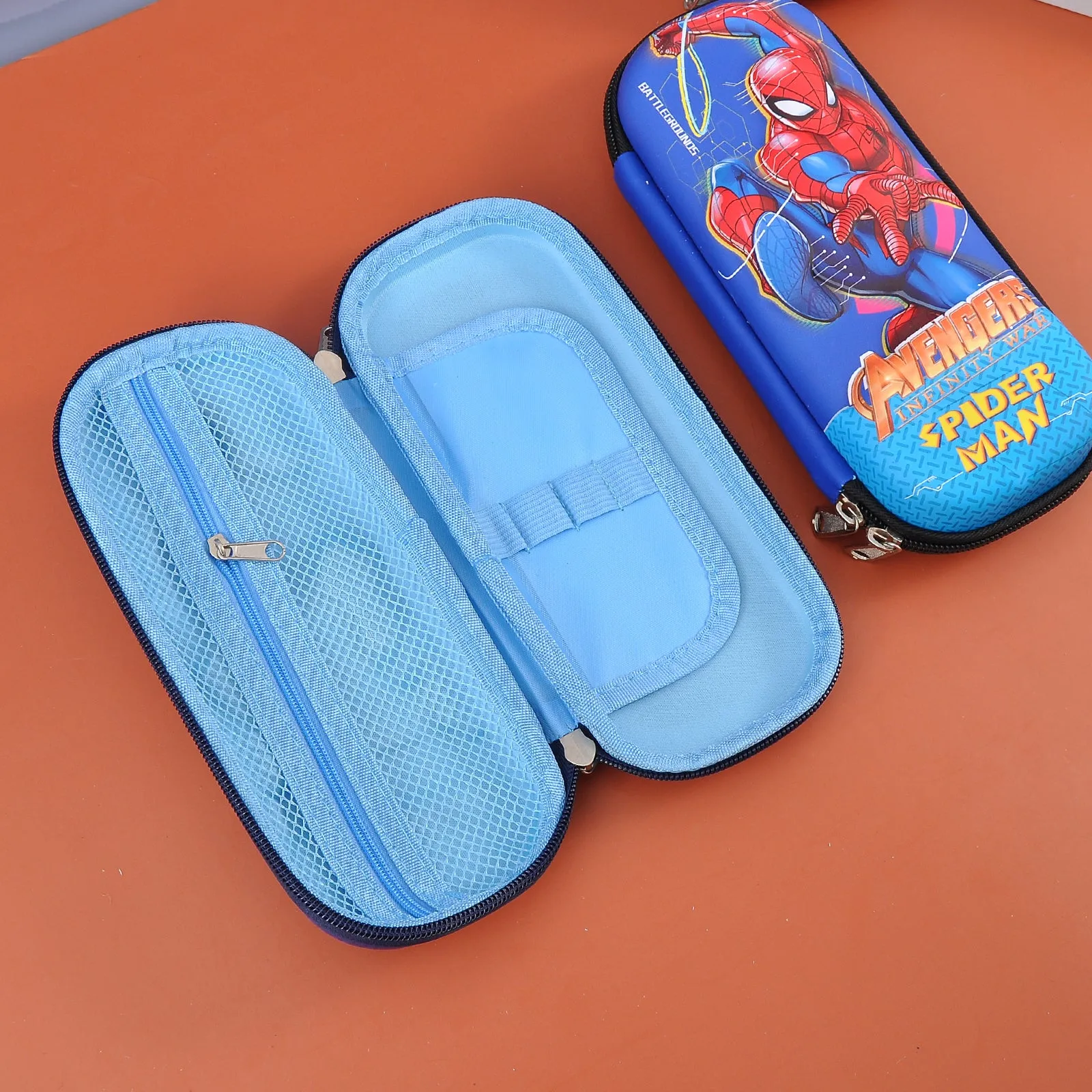 Marvels With With 3d Animation Printed Pencil Case.