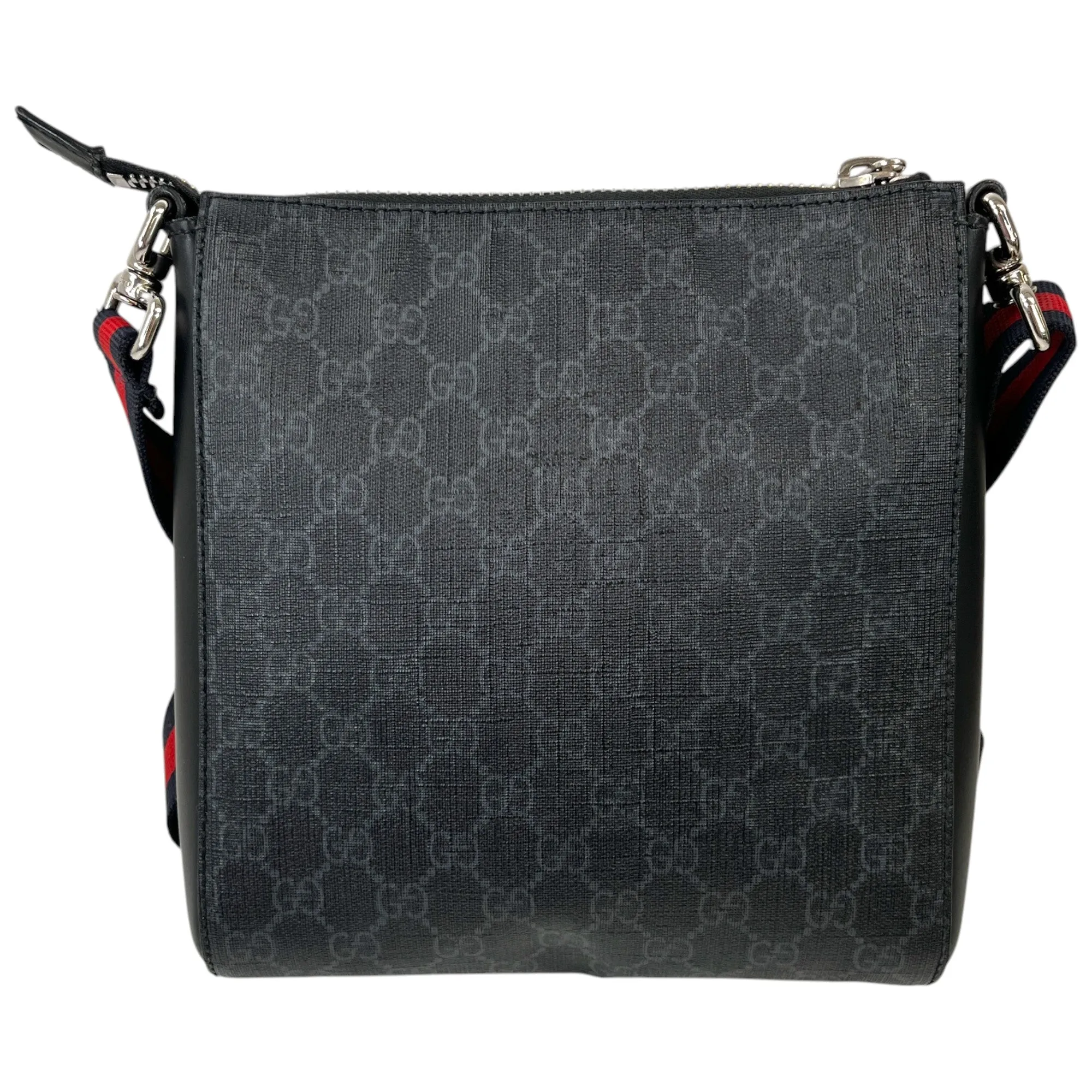 Men's Gg Crossbody Messenger Bag Black