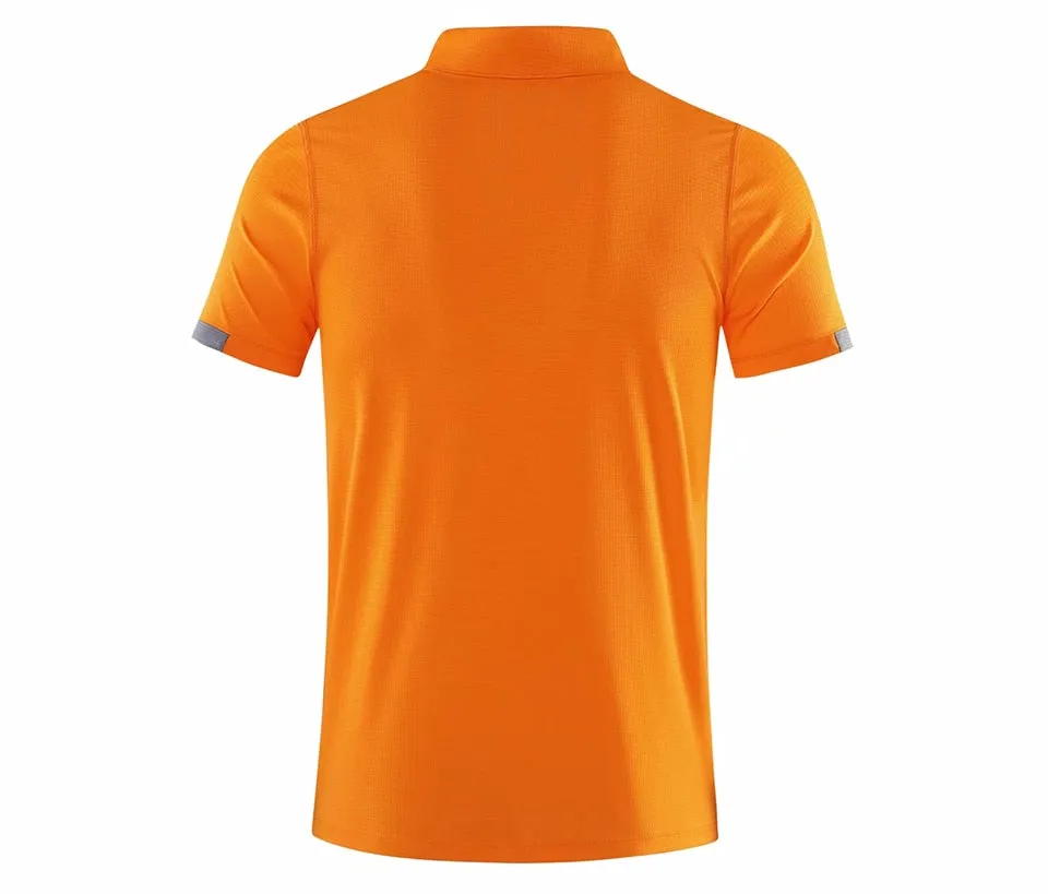 Men's Golf Tennis Outdoor Sportswear Short sleeve polo shirt Badminton T Shirt