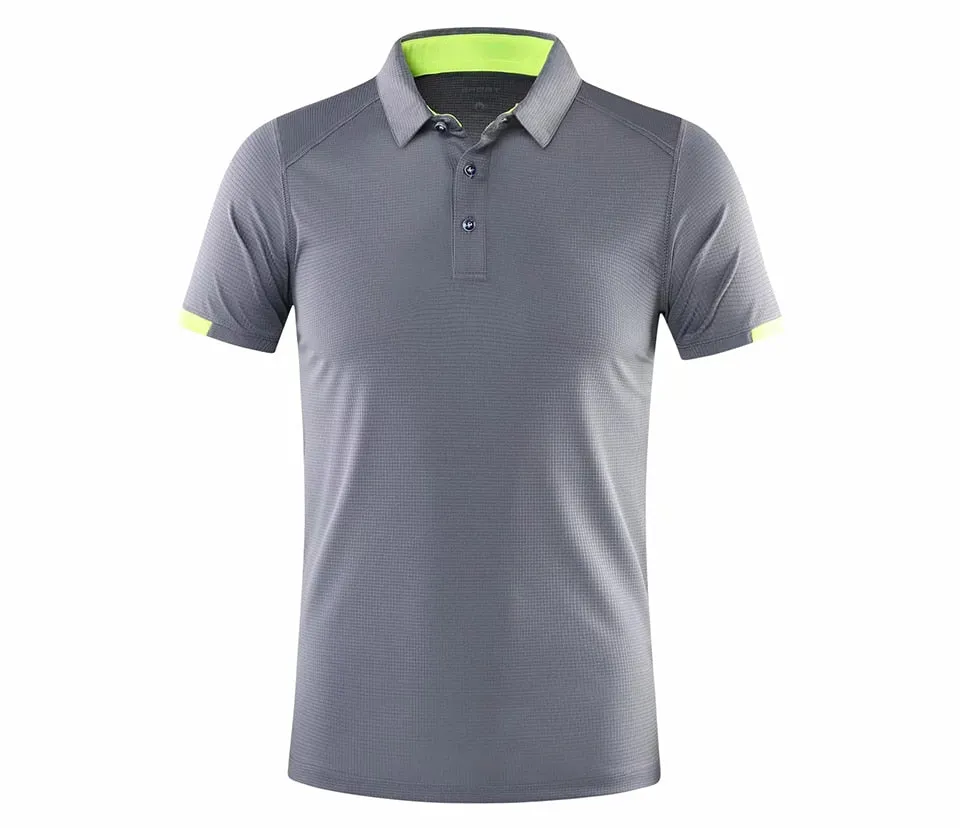 Men's Golf Tennis Outdoor Sportswear Short sleeve polo shirt Badminton T Shirt