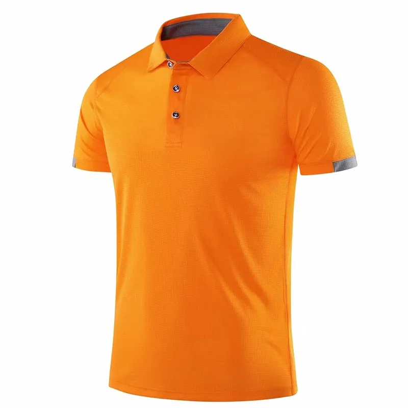 Men's Golf Tennis Outdoor Sportswear Short sleeve polo shirt Badminton T Shirt